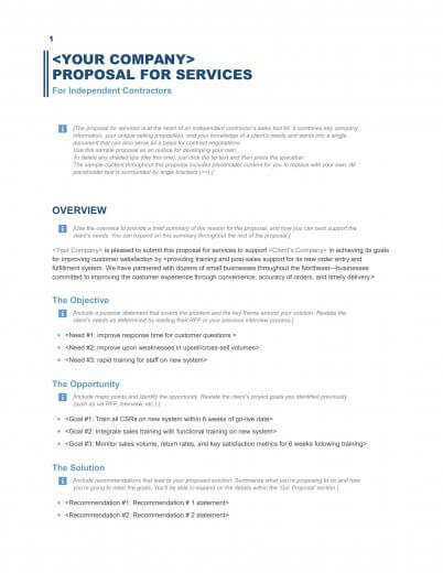 Download a Free Business Proposal Template FormFactory